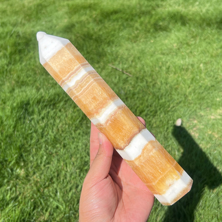 Yellow Calcite Tower