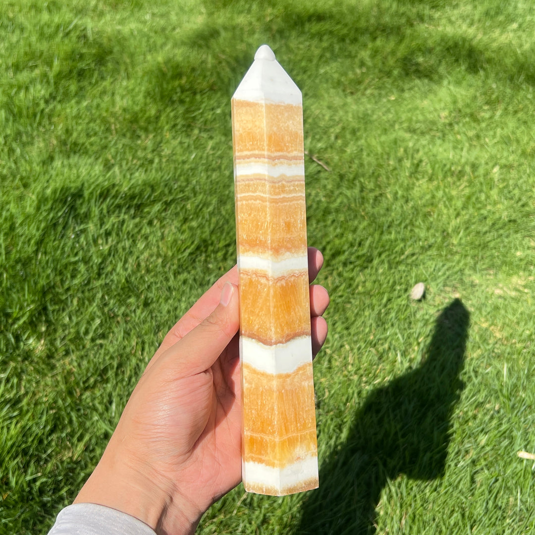 Yellow Calcite Tower