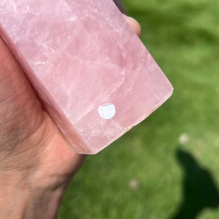 Natural Rose Quartz Tower