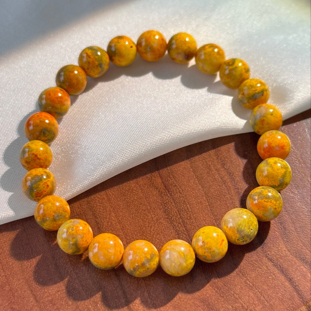 Bumble Bee Jasper Bracelet 8.9-9.3mm