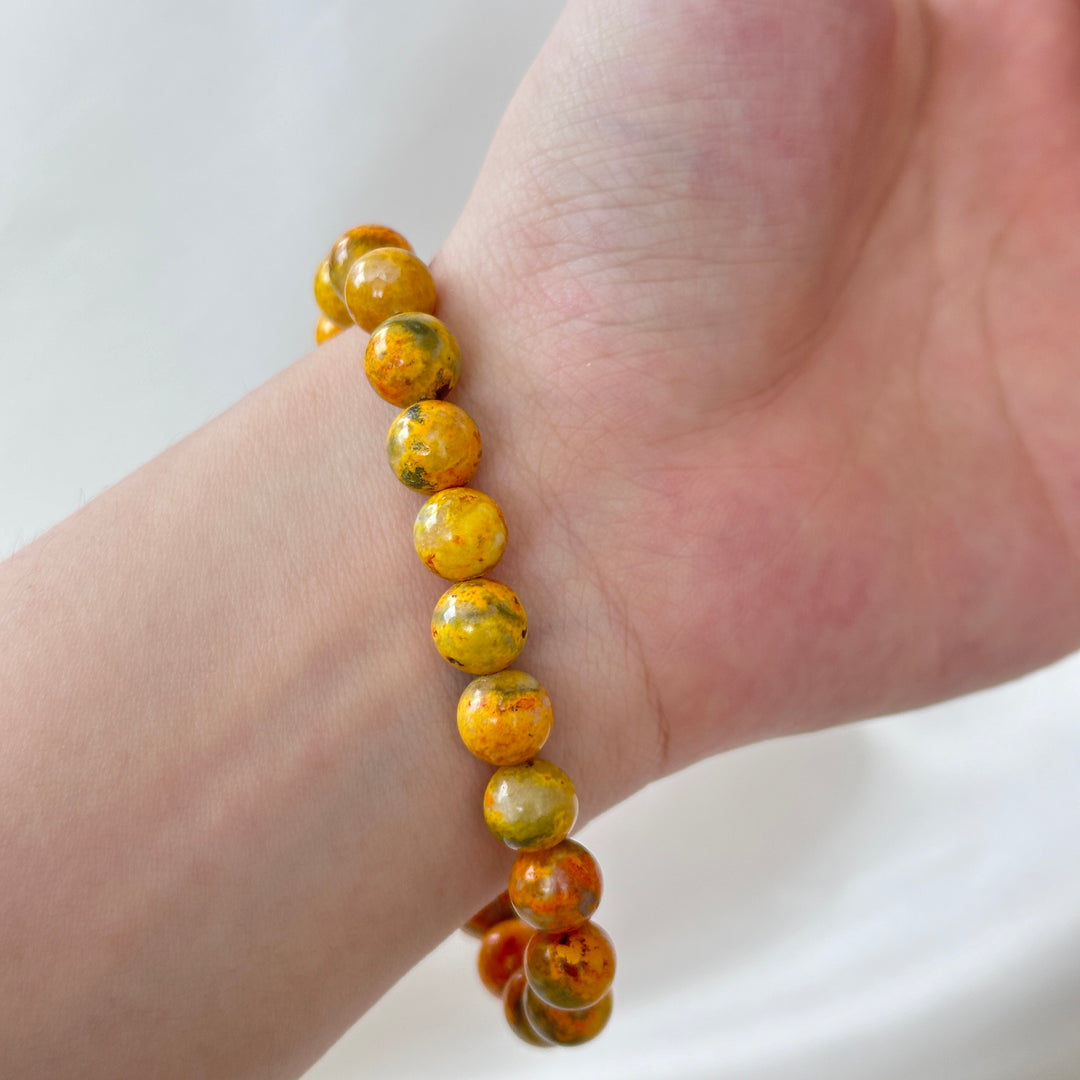 Bumble Bee Jasper Bracelet 8.9-9.3mm