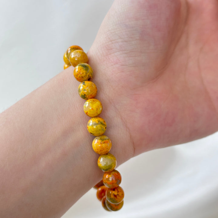 Bumble Bee Jasper Bracelet 8.9-9.3mm