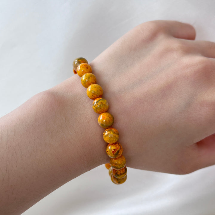 Bumble Bee Jasper Bracelet 8.9-9.3mm