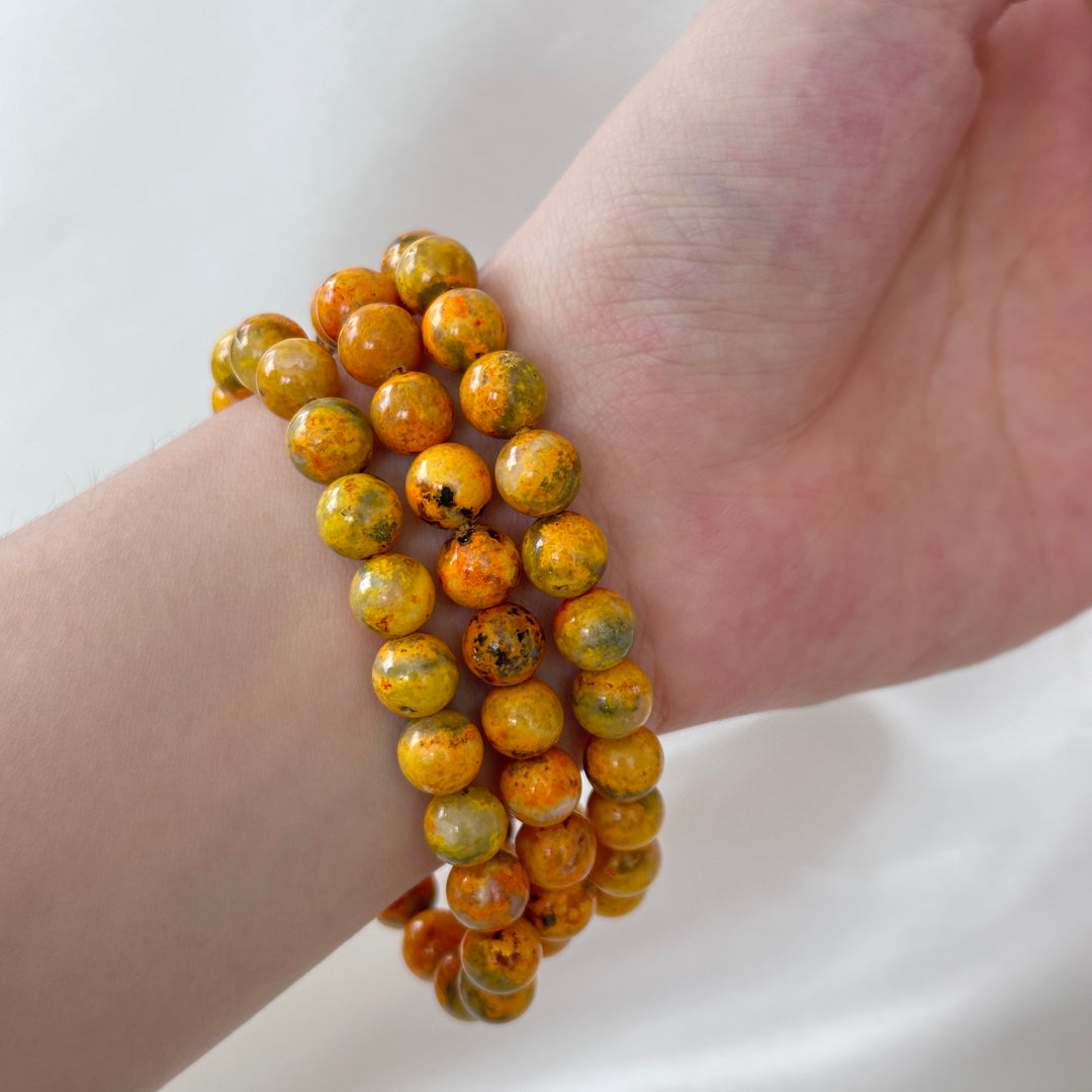 Bumble Bee Jasper Bracelet 8.9-9.3mm