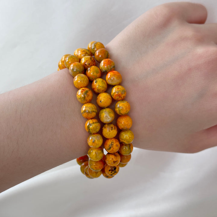Bumble Bee Jasper Bracelet 8.9-9.3mm
