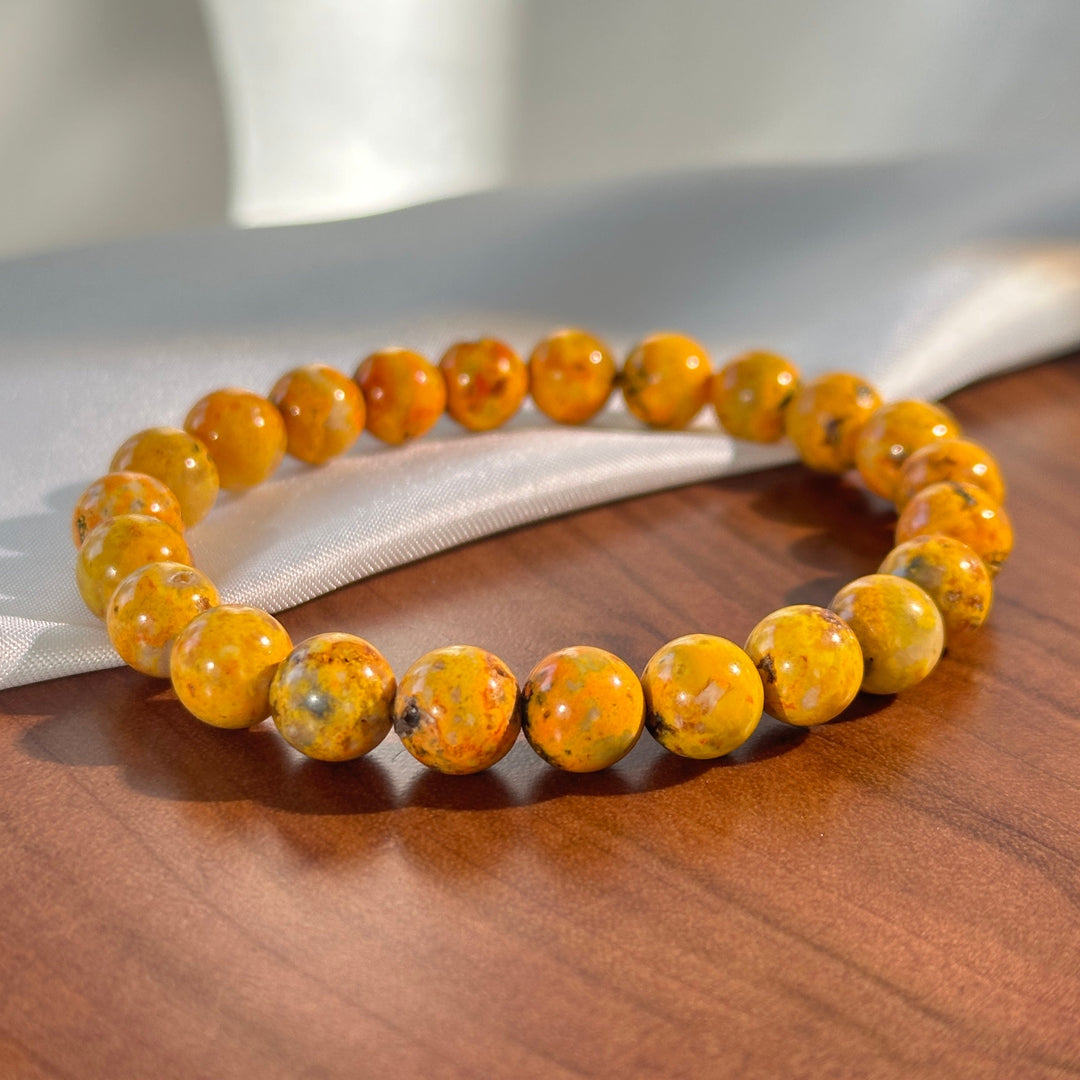 Bumble Bee Jasper Bracelet 8.9-9.3mm
