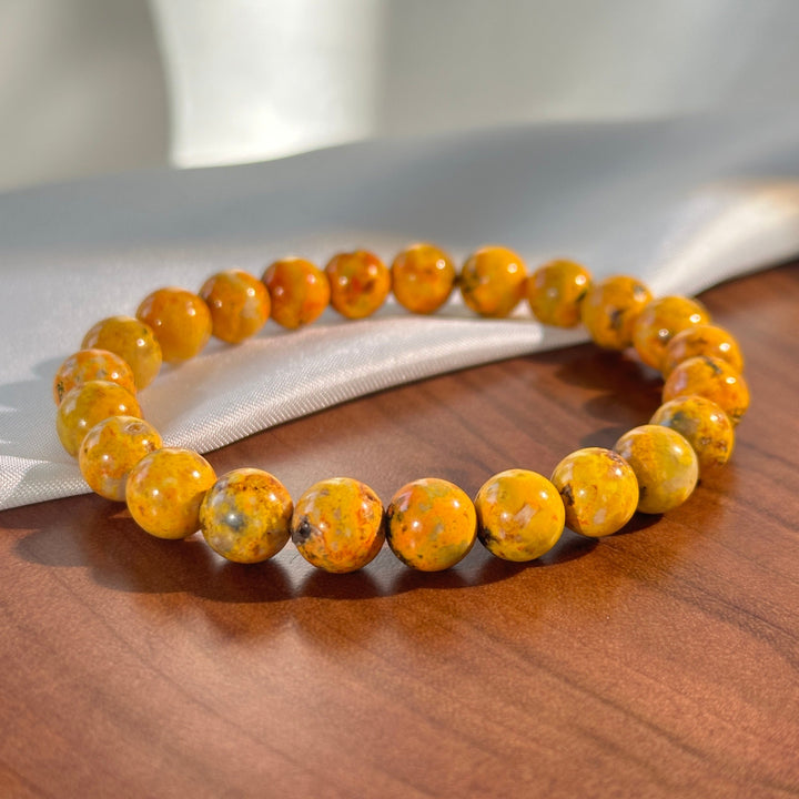 Bumble Bee Jasper Bracelet 8.9-9.3mm