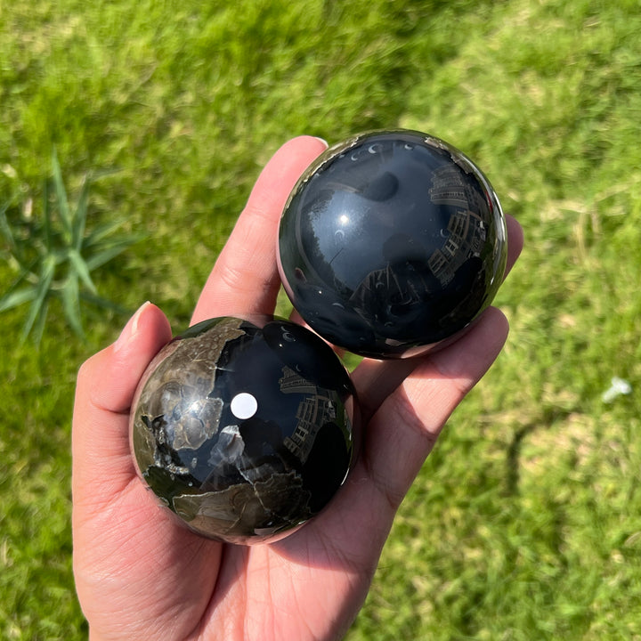 Natural Volcanic Agate Sphere