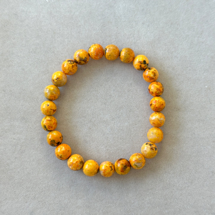 Bumble Bee Jasper Bracelet 8.9-9.3mm