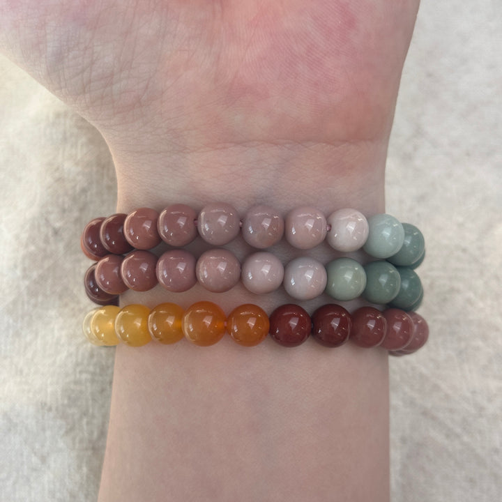 Alashan Agate Bracelet 7.4-7.8mm