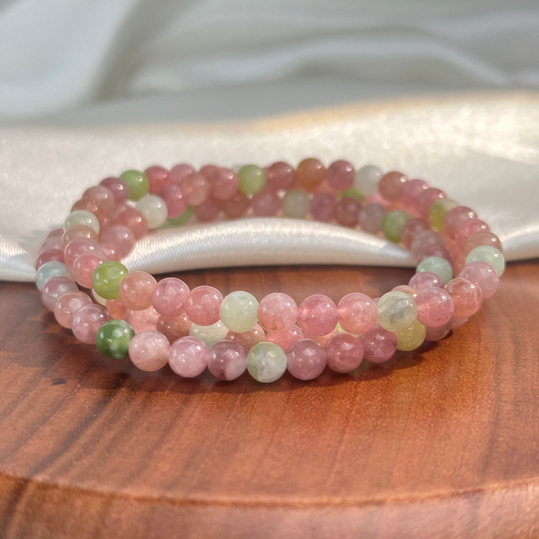 Tourmaline Triple Wrap Bracelet 5.2-5.4cm
