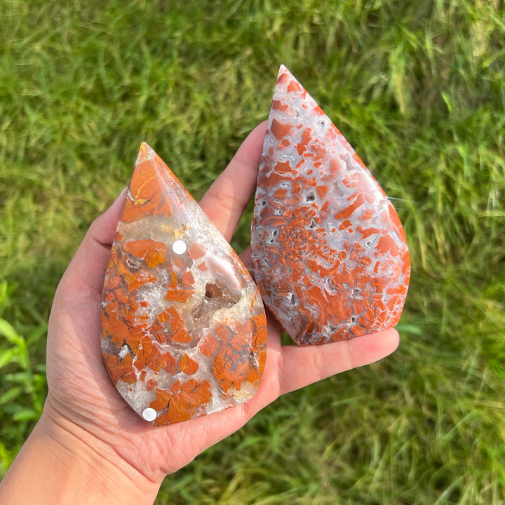 Yellow Agate Teardrop