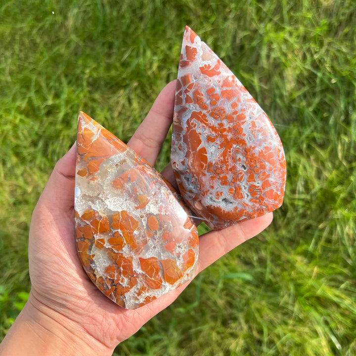 Yellow Agate Teardrop