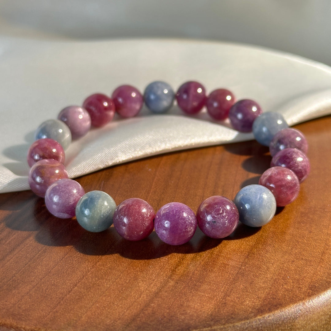 Ruby and Sapphire Bracelet 10.1-10.5mm