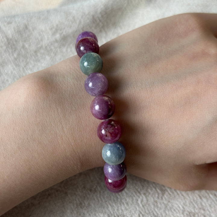Ruby and Sapphire Bracelet 10.1-10.5mm