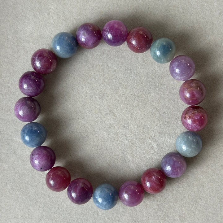 Ruby and Sapphire Bracelet 10.1-10.5mm