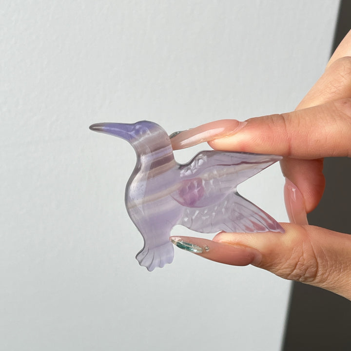 Natural Crystal Hummingbird