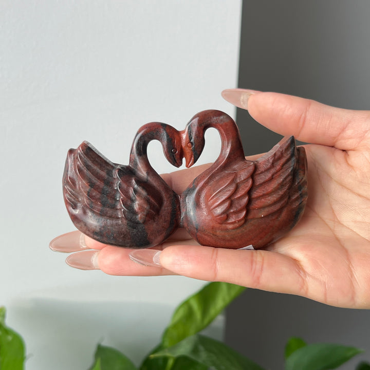 Natural Heart Shaped Swan