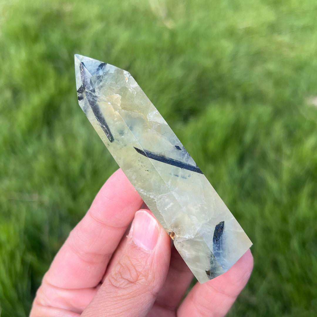 Natural Prehnite Point