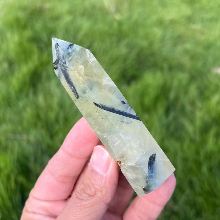 Natural Prehnite Point