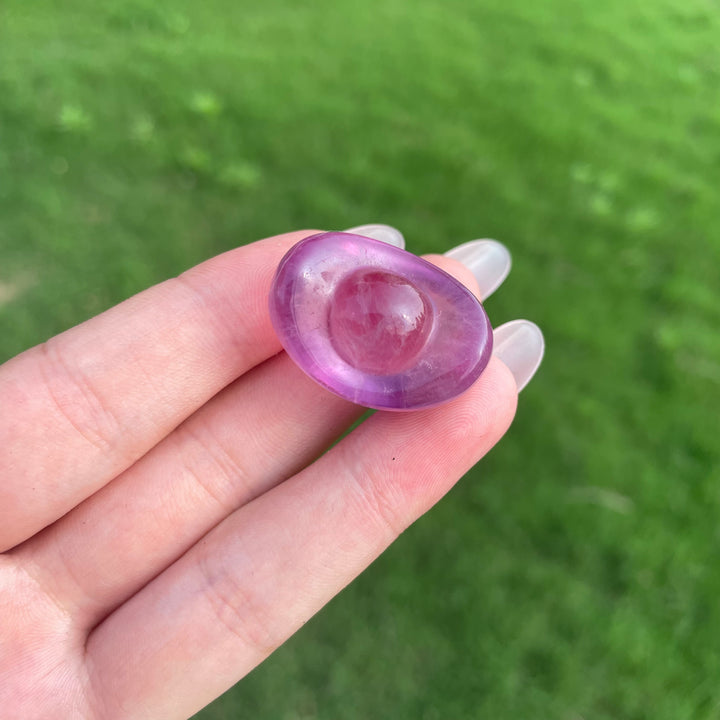 Natural Crystal Fluorite Mini Ingot Carving