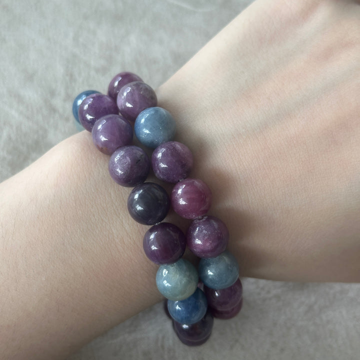 Ruby and Sapphire Bracelet 10.1-10.5mm