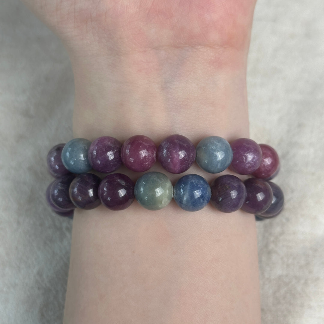 Ruby and Sapphire Bracelet 10.1-10.5mm
