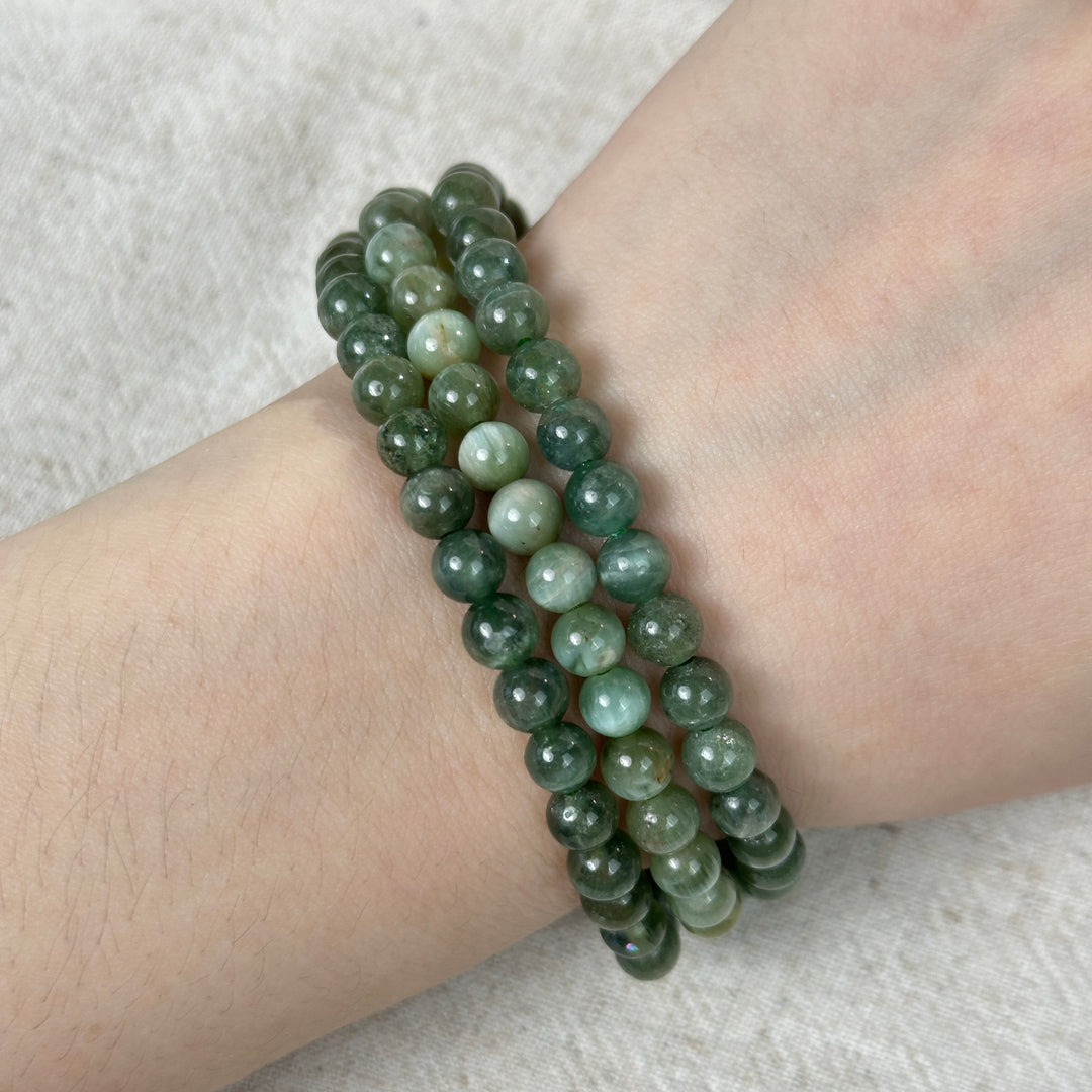 Apatite Bead Bracelet 5.4-5.8mm