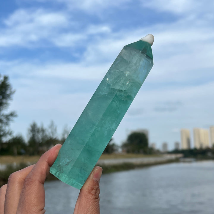 Green Fluorite Tower