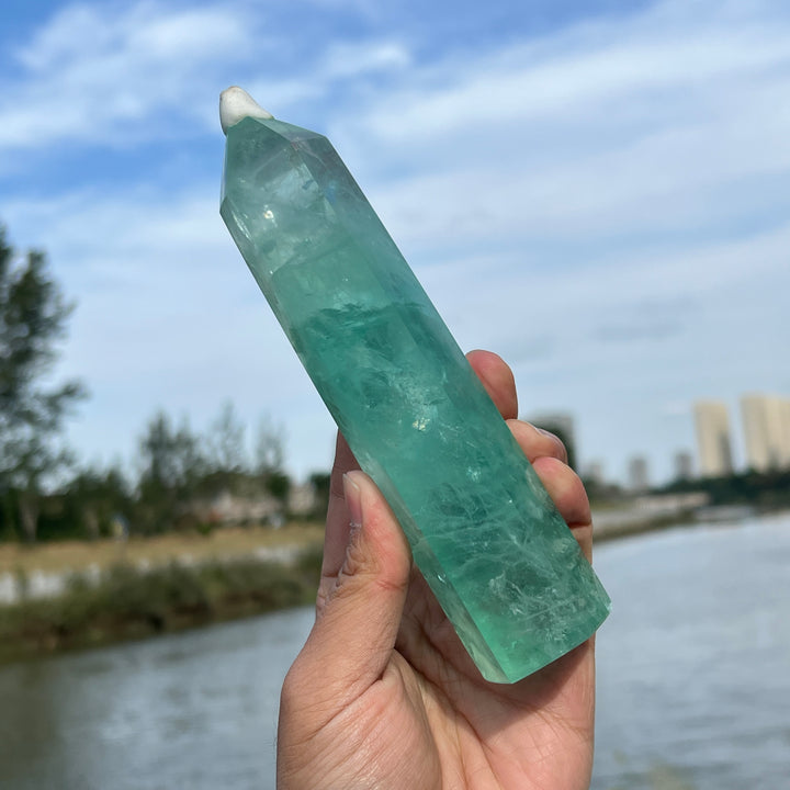 Green Fluorite Tower