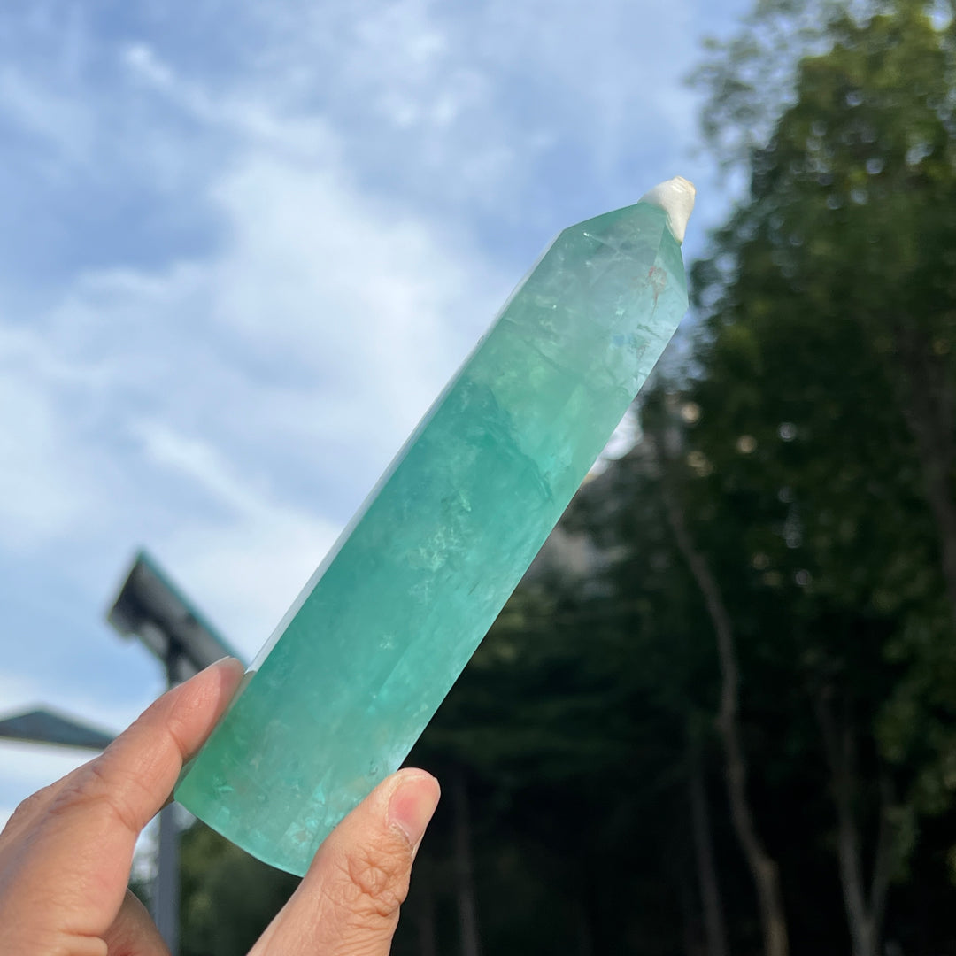 Green Fluorite Tower