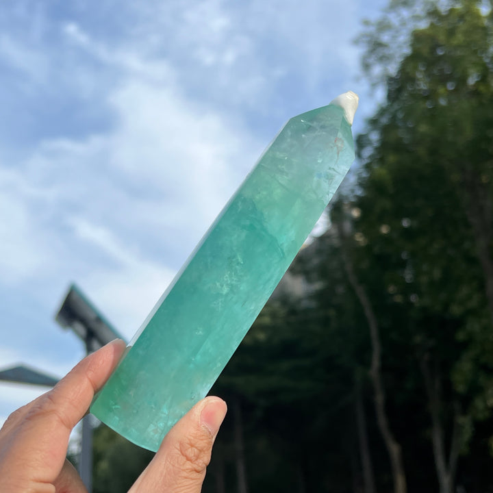 Green Fluorite Tower