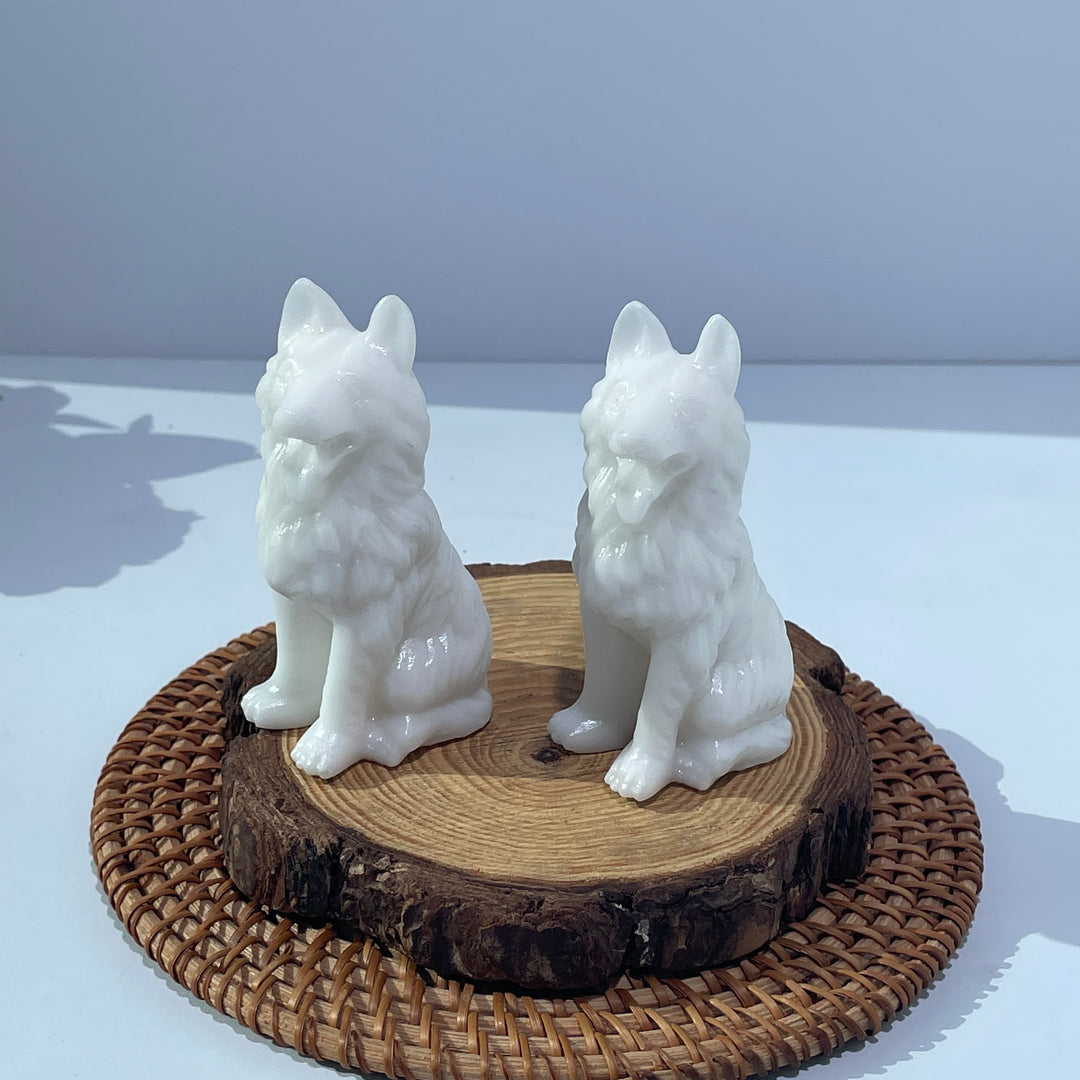 White Jade Dog