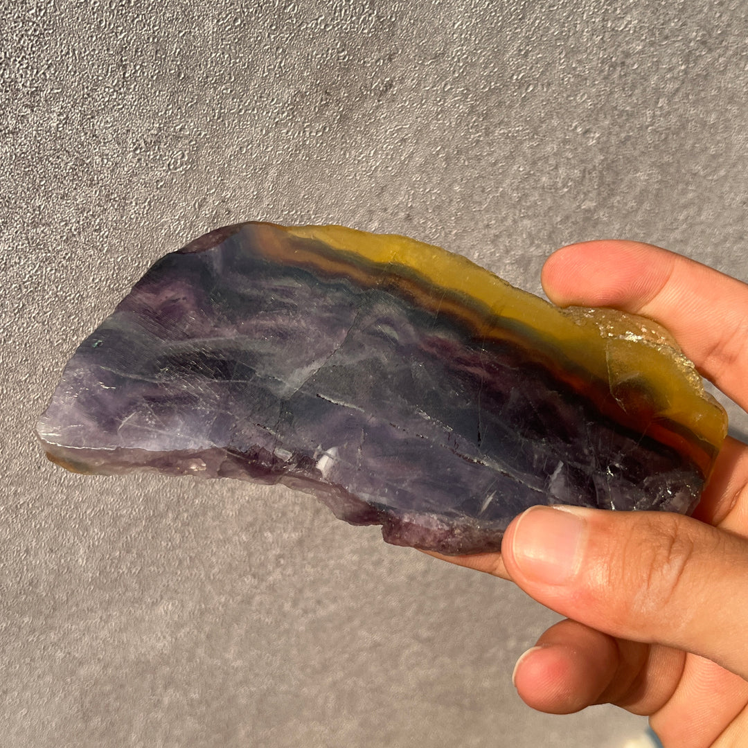Purple Fluorite slices