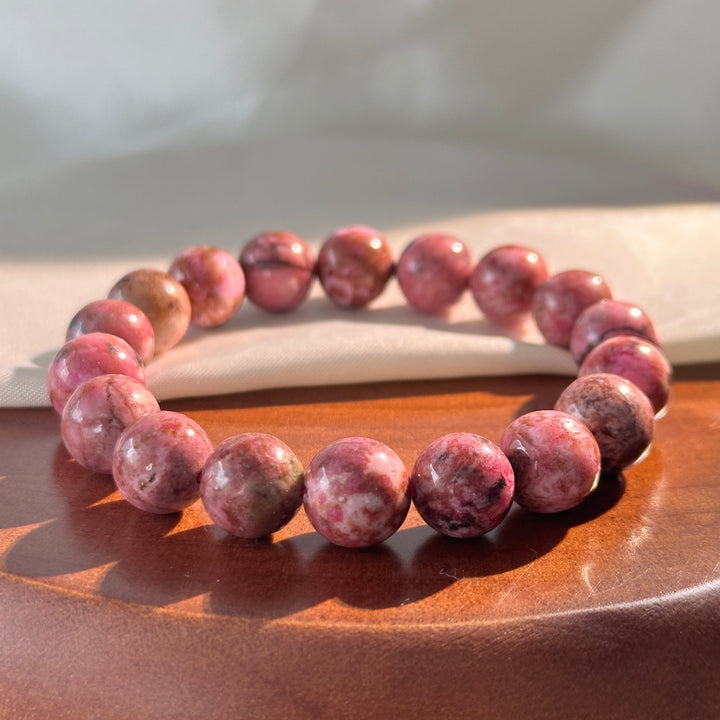 Cobaltan Calcite Bead Bracelet 10.8-11.3mm