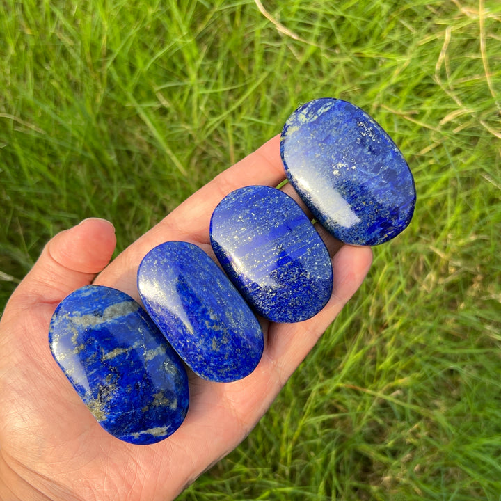 Natural Lapis Lazuli Palm Stone