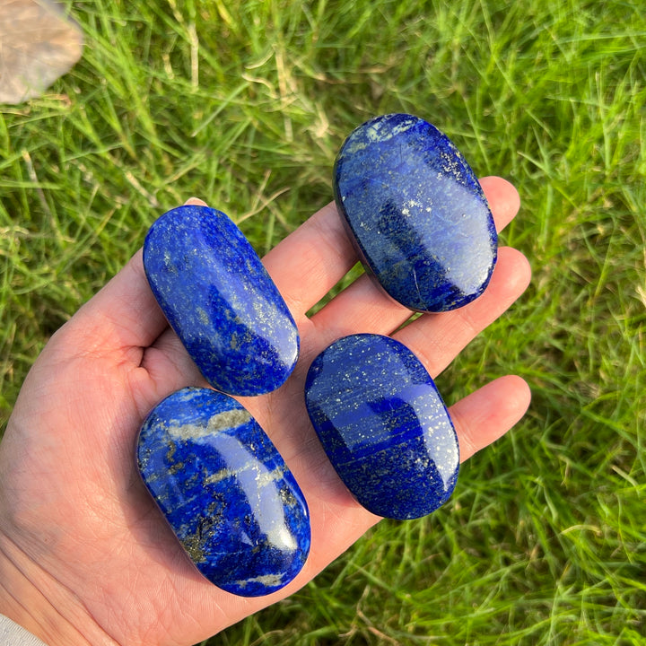 Natural Lapis Lazuli Palm Stone
