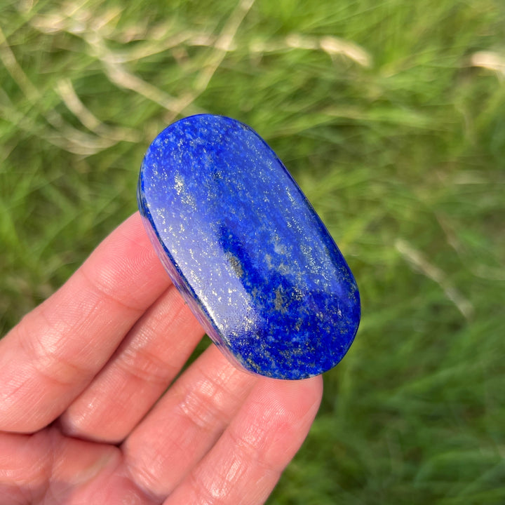 Natural Lapis Lazuli Palm Stone