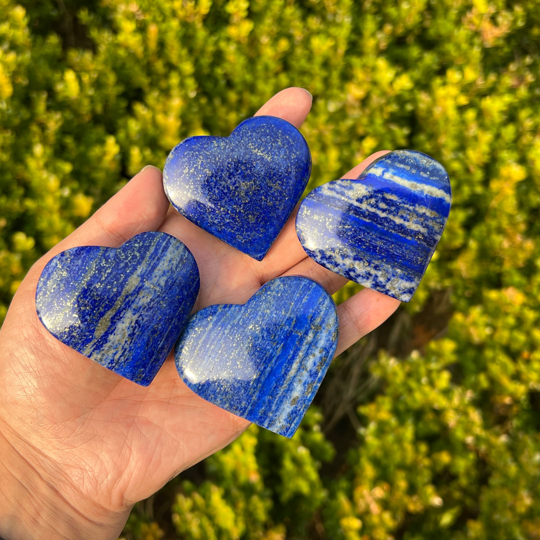 Natural Lapis Lazuli Crystal Heart