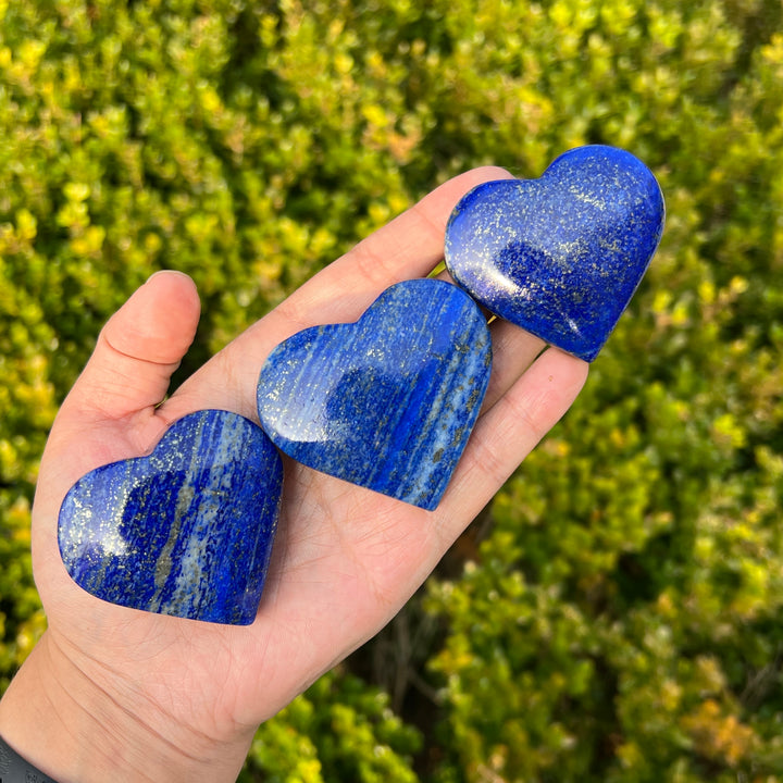 Natural Lapis Lazuli Crystal Heart