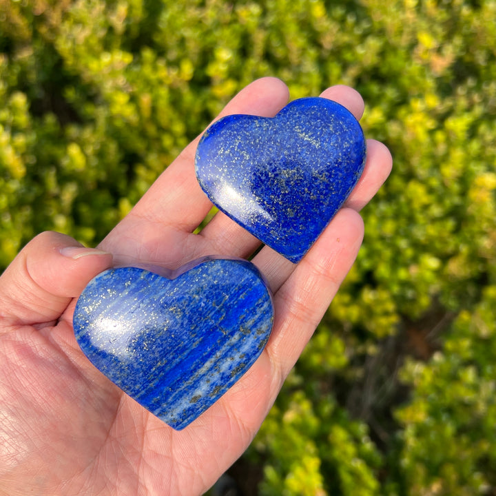 Natural Lapis Lazuli Crystal Heart