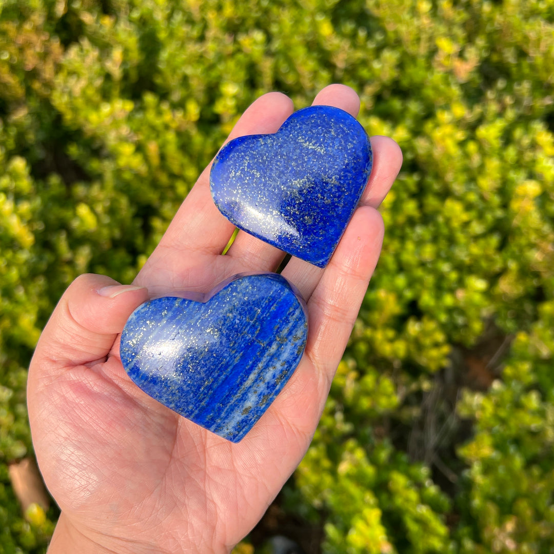 Natural Lapis Lazuli Crystal Heart