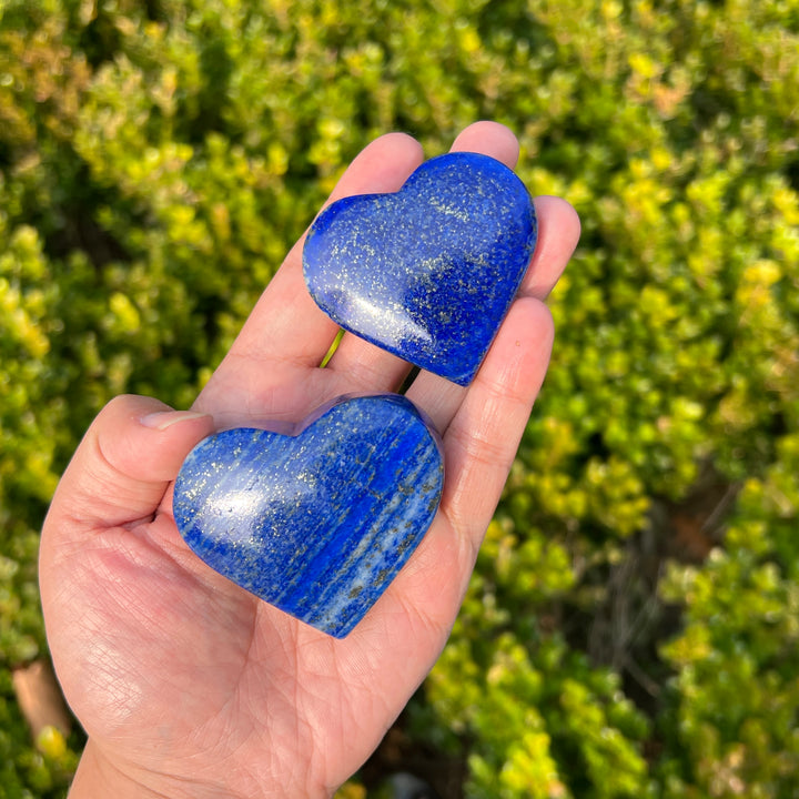 Natural Lapis Lazuli Crystal Heart