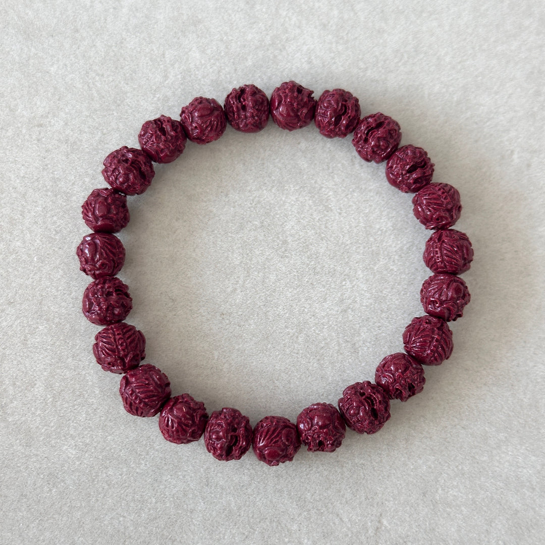 Cinnabar Pixiu Bracelet 8.4-9.2mm