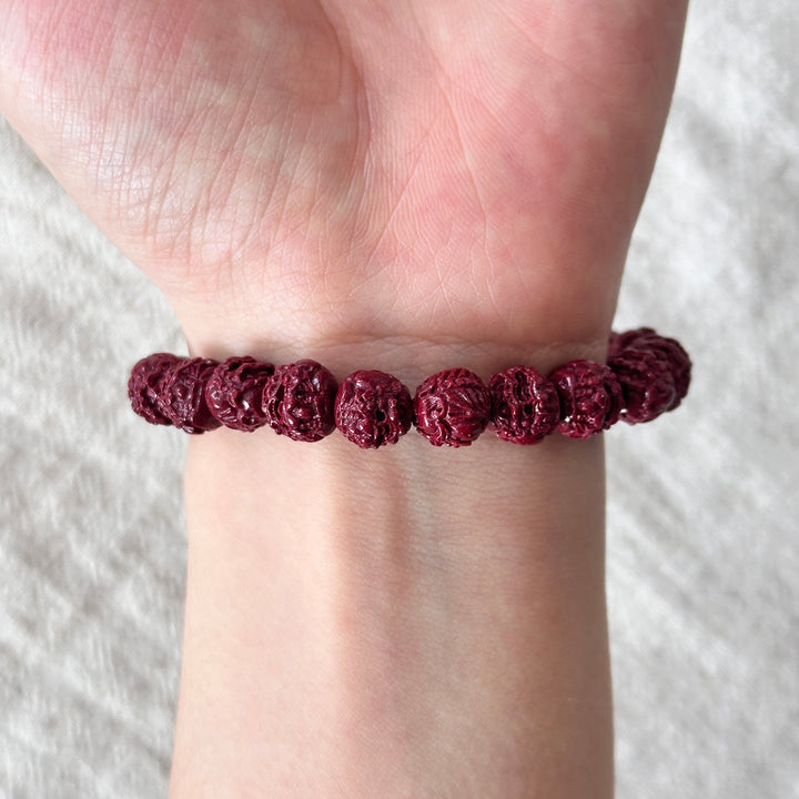 Cinnabar Pixiu Bracelet 8.4-9.2mm