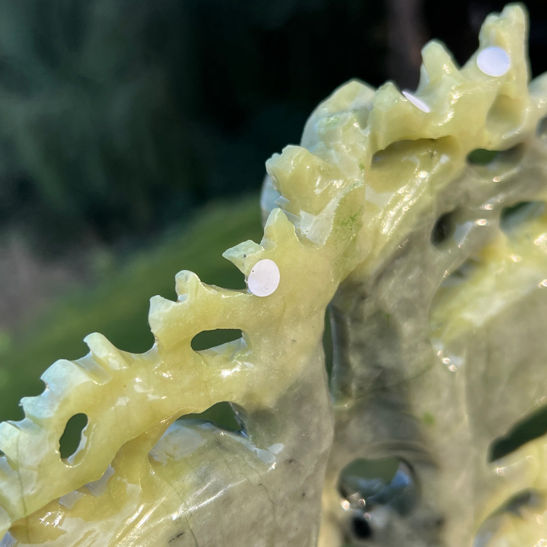 Unique Serpentine Pumpkin Tree Carving