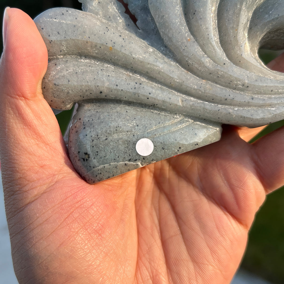 Unique Trolleite Goldfish Carving