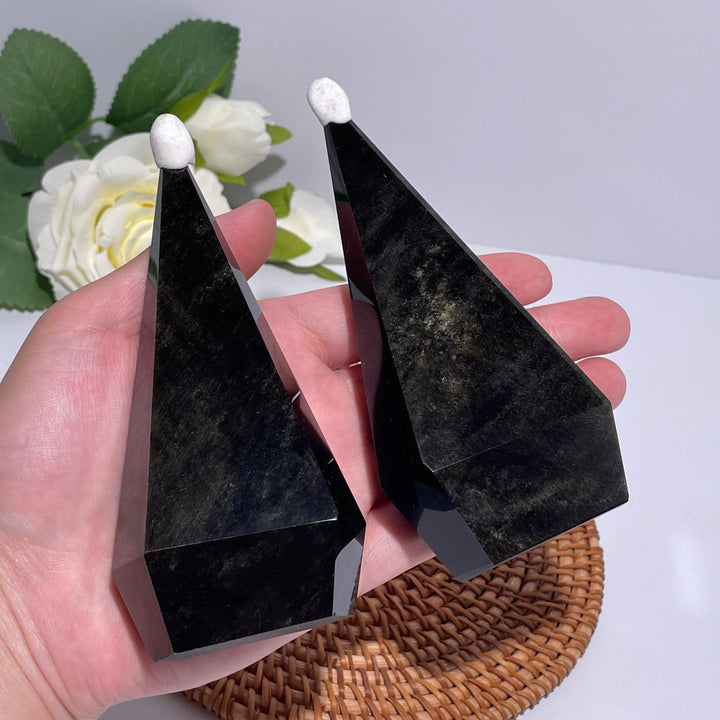 Golden Obsidian Diamond