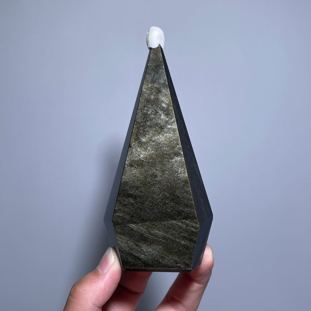 Golden Obsidian Diamond