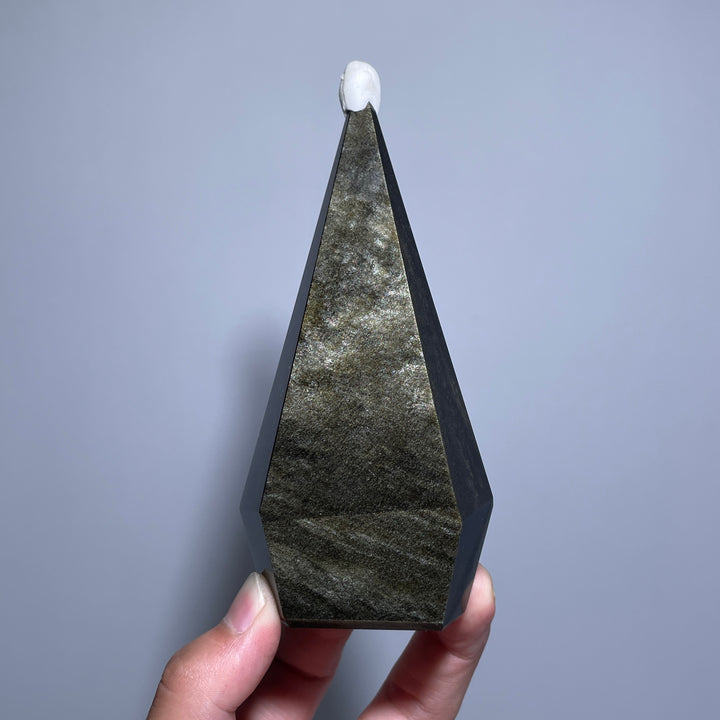 Golden Obsidian Diamond